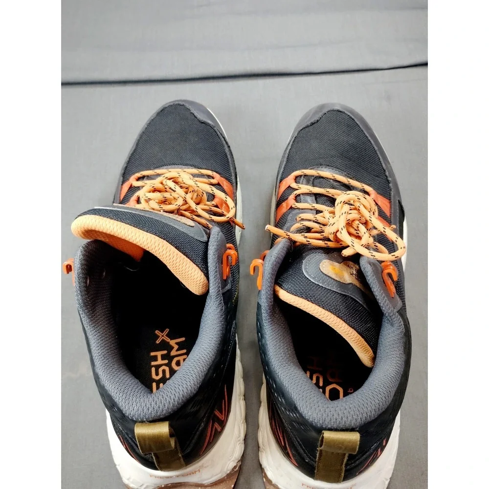 New Balance Fresh Foam X Hierro Mid Gore‑Tex Black Orange Trail‎ Shoes Men 12